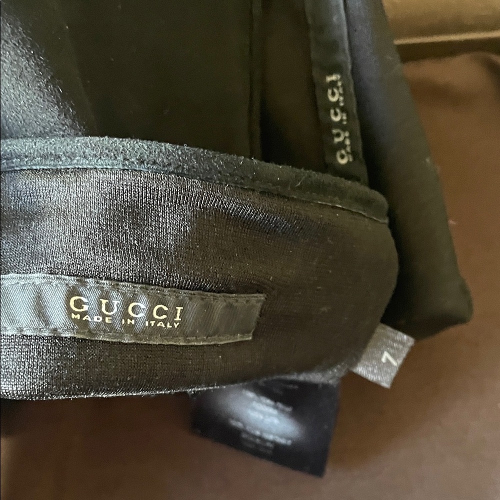 Gucci Black Suede Opera Gloves size 7 - Picture 9 of 9